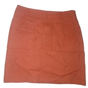 Ichi Terracotta Colored Skirt 36 EU